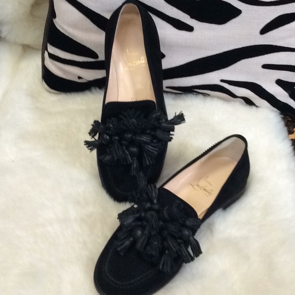Christian Louboutin Shoes - Christian laboutin loafer in black suede